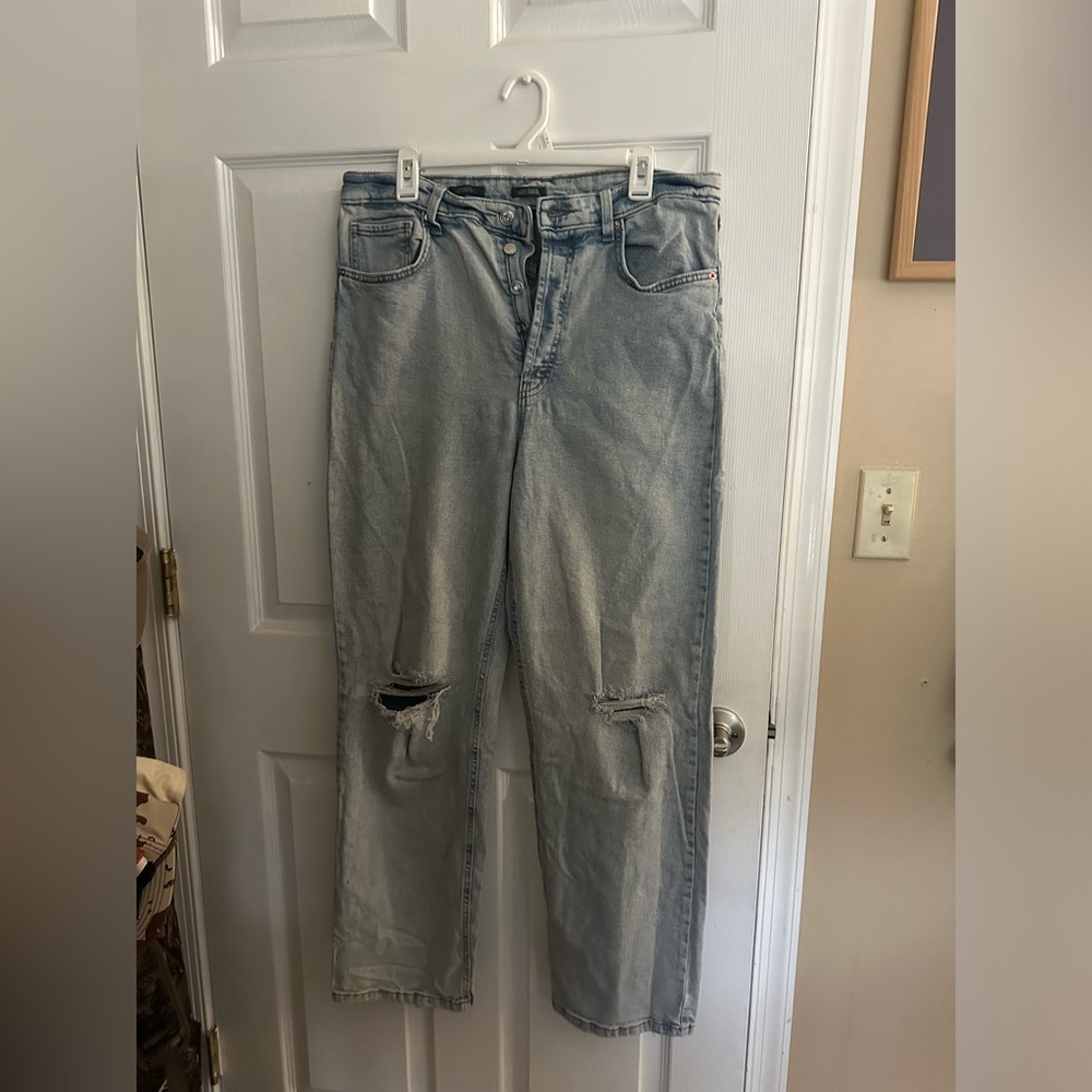 Wild fable super high rise straight jeans